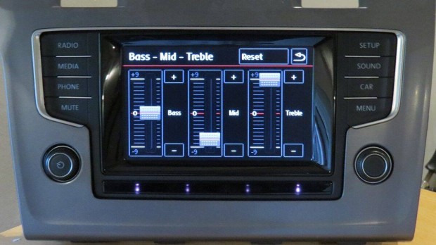 Vw Golf 7 Jetta MIB Std gyri kijelz fejegysg