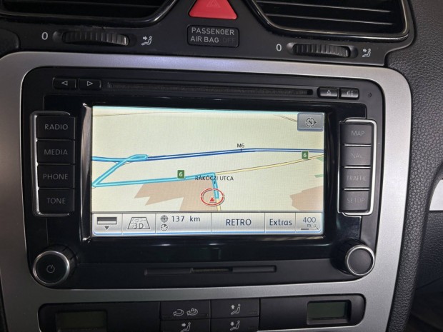 Vw Golf Passat Eos Touran Scirocco RNS 510 fejegység rádió