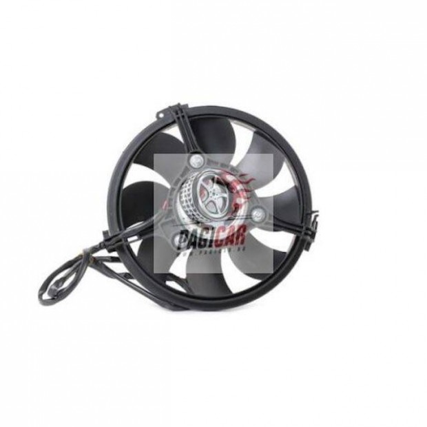 Vw Passat B5/B5.5 klíma ventilátor (280mm/300w, kerek csatlakozós, új)