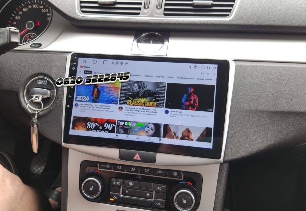 Vw Passat B6 B7 CC Android Rdi Multimdia Nagy Navigci 10" Kijelz