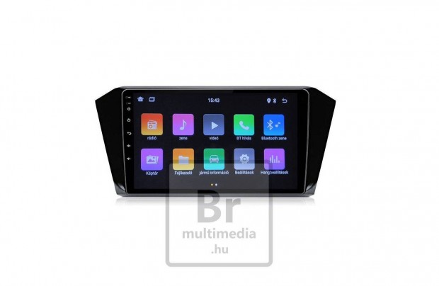 Vw Passat B8 Android Rdi Multimdia Navigci Carplay 10" Kijelz