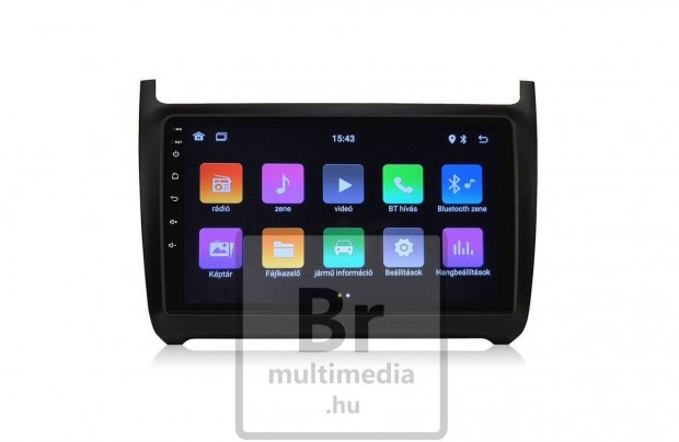 Vw Polo 2Din Android Carplay Kijelz Multimdia Rdi Navigci Hifi