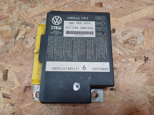 Vw Polo 9N (2001-2009) Légzsák Vezérlő Elektronika