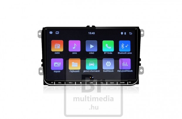 Vw Polo Tiguan Caddy Android 2Din Multimdia Aut rdi Gyri helyett