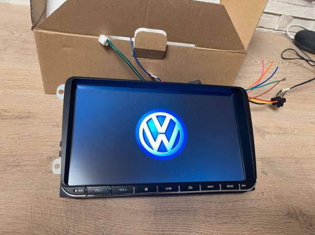 Vw Polo Tiguan Golf Android Rádió 9" Kijelző Multimédia Navigáció Hifi