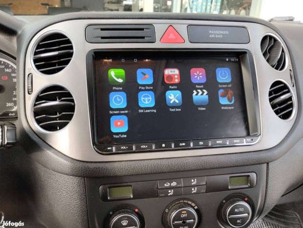 Vw Tiguan Rdi Android 2Din Multimdia Navigci 9" Kijelz Carplay