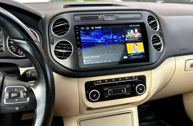 Vw Tiguan Rdi Android 2Din Multimdia Navigci 9" Kijelz Carplay