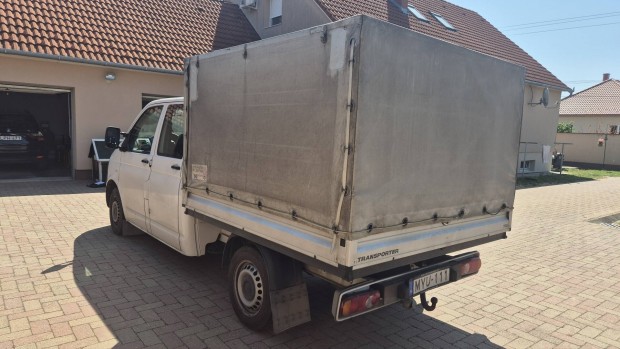 Vw Transporter 2.0 Duplakabinos platós ponyvás