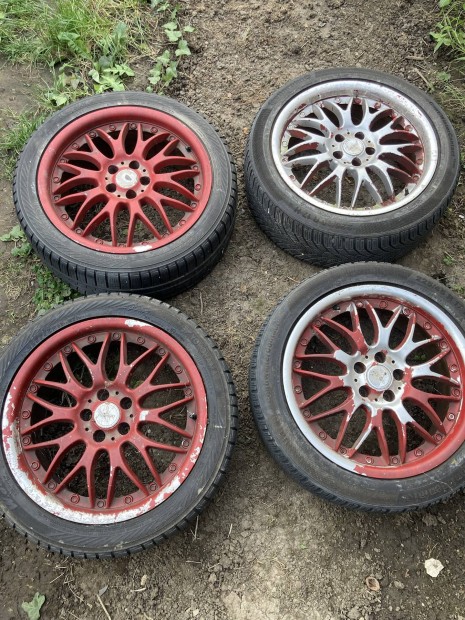 Vw audi skoda seat 17 5x100 bbs rh ronal alufelni garnitra