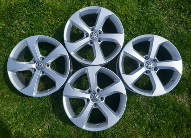 Vw golf gti " Brooklyn " gyári alufelni 17" 5x112 passa caddy touran