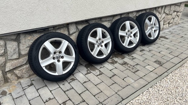Vw gyári 7Jx17 alufelni,új nyári gumikkal(Dot:2024)