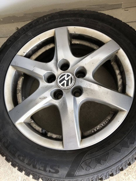 Vw polo 5x100 15" alufelni felni 185/60r15 j teligumikkal 