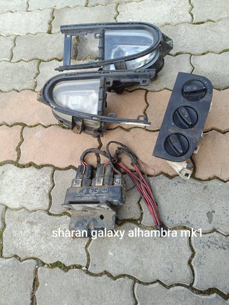 Vw sharan ford galaxy seat alhambra 1996-2000 ködlámpa és muanyagtartó