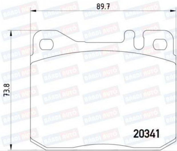W126.-Hts fkbett Gyri MB emblms.(Textar)