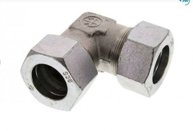 W38S hidraulika v�g�gy�r�s k�ny�k csatlakoz� - W38S elbow, DIN2353