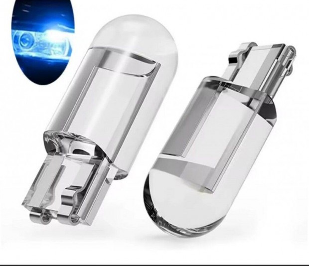 W5W led izz� - Crystal Blue sz�n� - T10 - 2 db