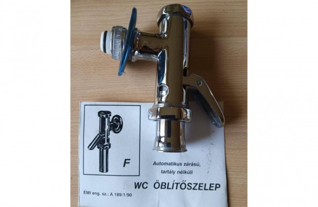WC öblítő szelep, öblítőcső nélkül