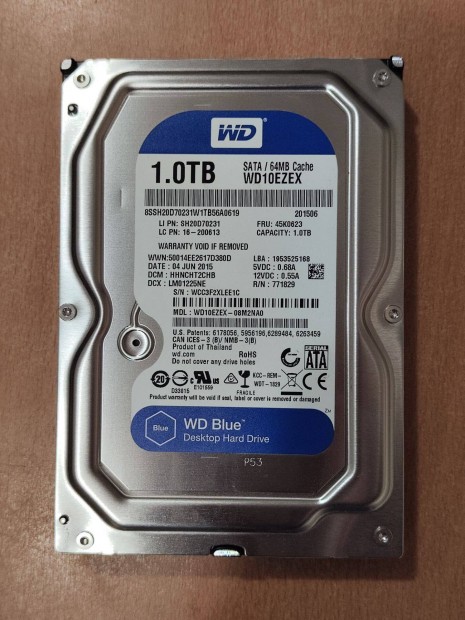 WD 1 TB Sata3 HDD, Tbb db, Garancia + Top r!!!