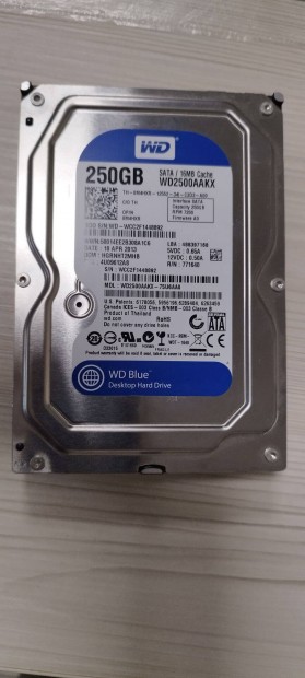 WD 250GB 3.5" PC merevlemez elad