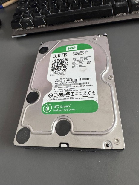 WD 3.0 TB Green merevlemez elad