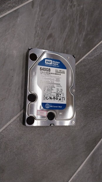 WD 640GB merevlemez