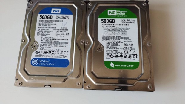 WD BLUE 500G Wdgreen 500G HDD ingyen foxpost