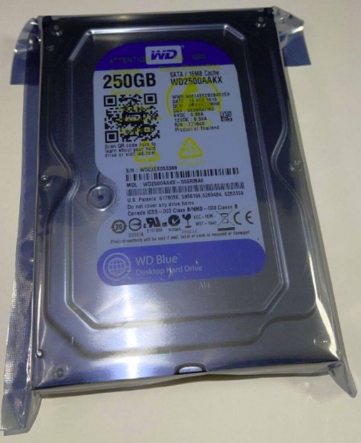 WD Blue 250 GB HDD (7200 Rpm) 3.5"