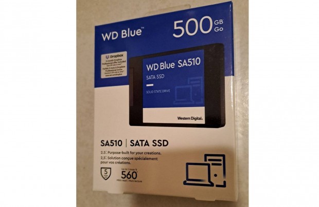 WD Blue 500Gb SSD 2,5"