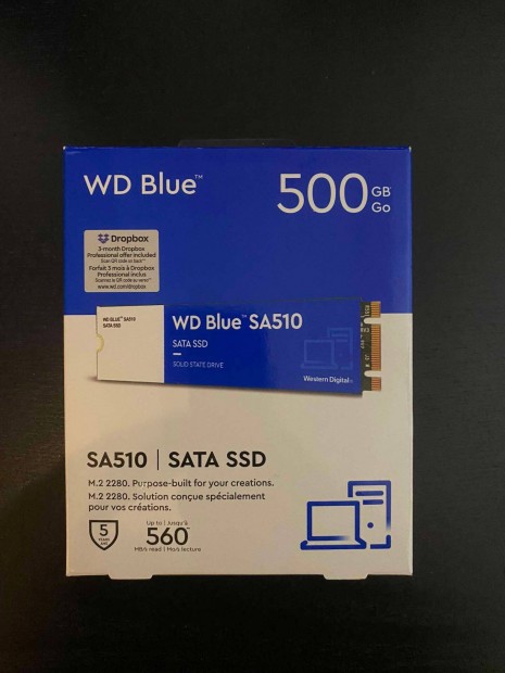 WD Blue SA510 - 500GB Sataiii m.2 SSD