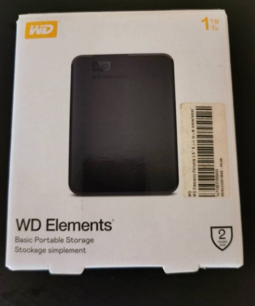 WD Elements Portable 1TB hordozhat kls trol