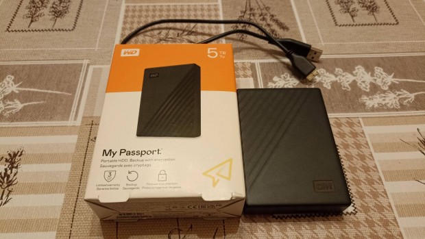 WD My Passport 5TB kls hdd (PS5-PC) elad