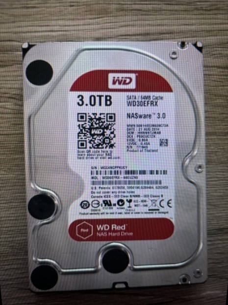 WD RED 3TB HDD