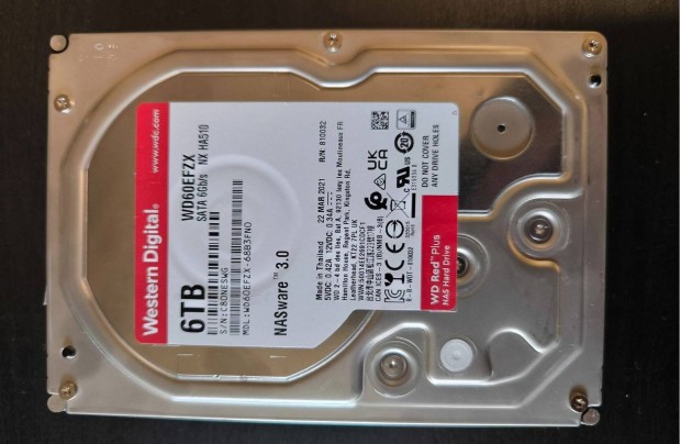 WD RED Efzx 6TB