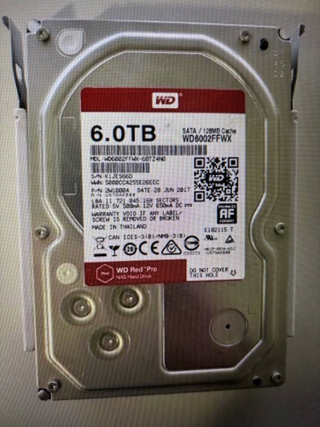 WD RED Pro 6TB HDD