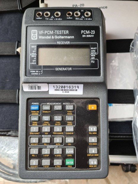 WG Wandel & Goltermann PA-20 kit 2 PCM Performance Analyzer - mszer