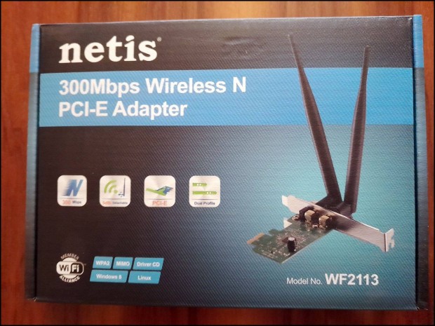 WIFI Krtya PC-be, Netis WF2113 Wireless N Hlzati krtya + Antenna