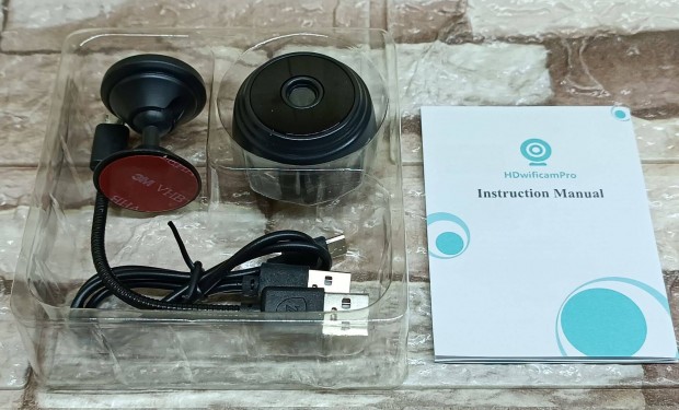 WIFI kamera 150 fokos látószög mozgásérzékelés éjszakai látás SD kárty