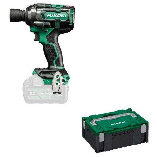 WR18DHW2Z Hikoki akkus �tvecsavaroz� 18V Li-ion 1/2", 600/345Nm, IP56,