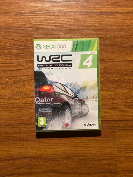 WRC 4 FIA World Rally Championship 4 eredeti Xbox 360 jtk