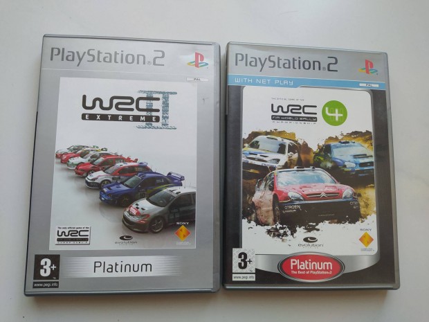 WRC II Extreme rally WRC4 Rally eredeti PS2 jtkok szp llapotban