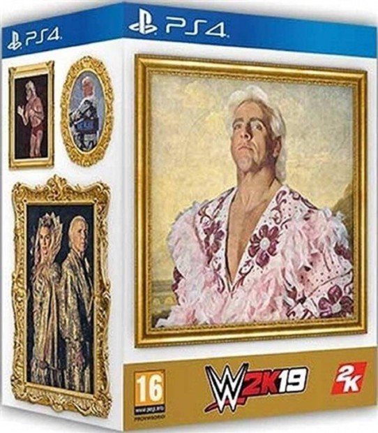 WWE 2K19 Wooooo! Ed. wfunko Doll, Plaque & Ring (No DLC) PS4 jtk