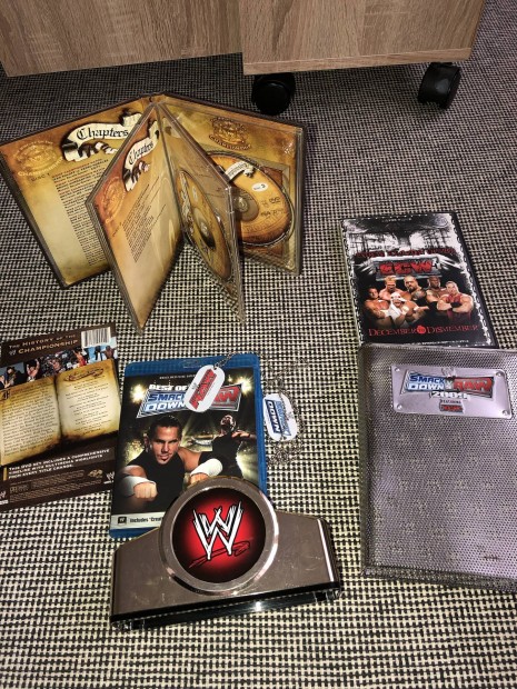 WWE Wwf pankrtoros diszdoboz Blu-ray s dvd csomag. 