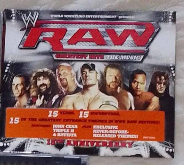 WWE - RAW: Greatest Hits - The Music (CD, paprtok)