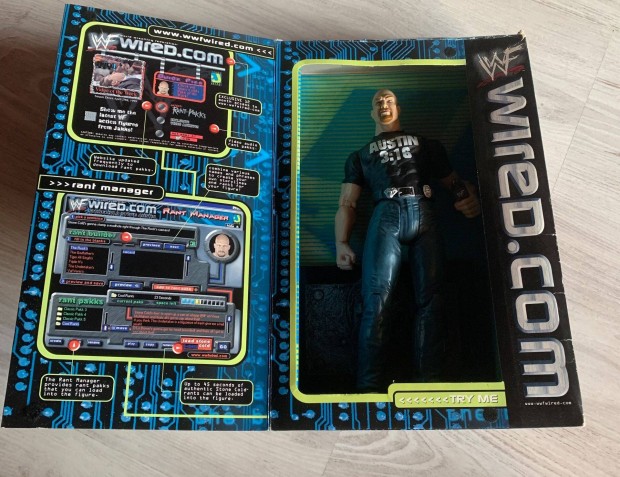 WWF Interactive Stone Cold Steve Austin szobor