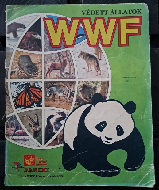 WWF Vdett llatok Panini matrics album