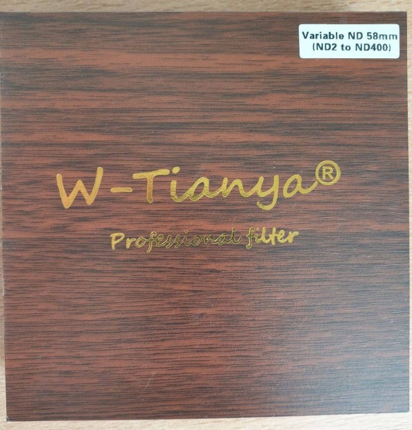 W-Tianya Variable ND 58mm filter, szr