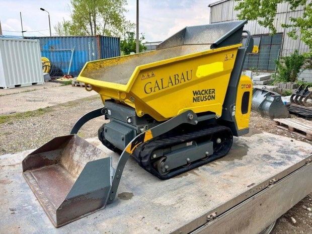 Wacker Neuson DT08 lánctalpas dömper, önrakodó
