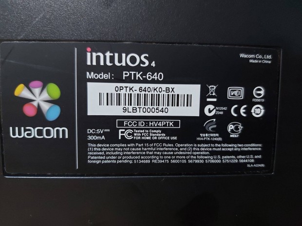 Wacom Intuos4 M PTK-640 Digitlis Rajztbla