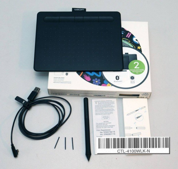 Wacom Intuos S Bluetooth (CTL-4100Wlkn) j llapotban elad Kaposvron