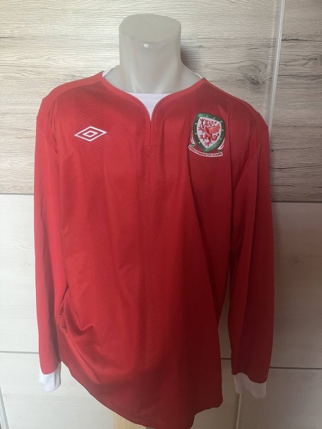 Wales Umbro Vintage Hossz Ujj Futball Mez XL